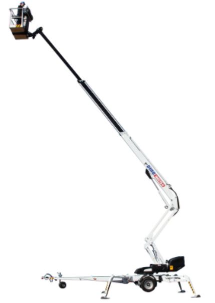 Tilhengerlift, knekkarm el/batteri arb.h < ca 19 m